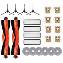 Repuestos para  Robot Aspirador X20+ / X20 : Rodillo, Cepillo Lateral, Filtro HEPA, Paño de Fregona, Bolsa para Polvo