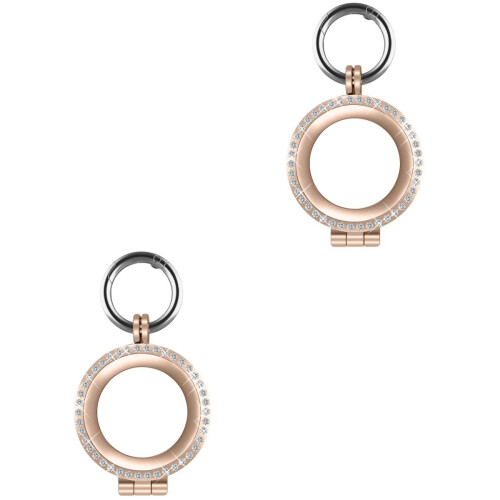2Pcs Creative Rose Gold Protective Cover with Hanging Hook 2