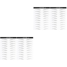 20Paires Autocollants Sourcils Réalistes Peau Qualité
