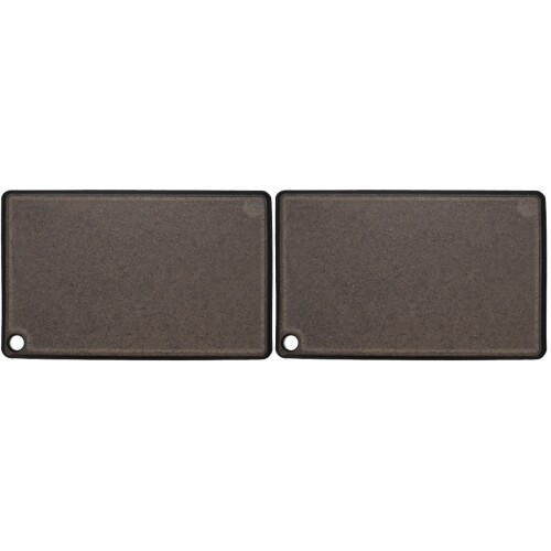2Pcs Wear-Resistant Black Plastic Cutting Boards Home Kitchen Tool 2