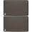 2Pcs Wear-Resistant Black Plastic Cutting Boards Home Kitchen Tool 5