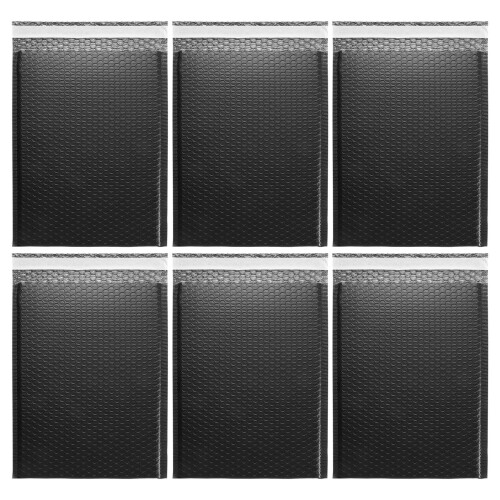 2Pcs Black Bubble Mailers Padded Envelopes Waterproof Shockproof Bags 2