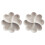 2Pcs White Multi-Grid Fruit Plate Snack Storage Tray for Home 3