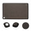 2Pcs Wear-Resistant Black Plastic Cutting Boards Home Kitchen Tool 8
