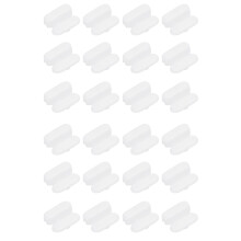 200Pièces Crochets Blancs Pour Rideaux Perles Accessoires