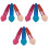 9Pcs Assorted Color Makeup Brush Set Sponge Cosmetic Tools for Women 4