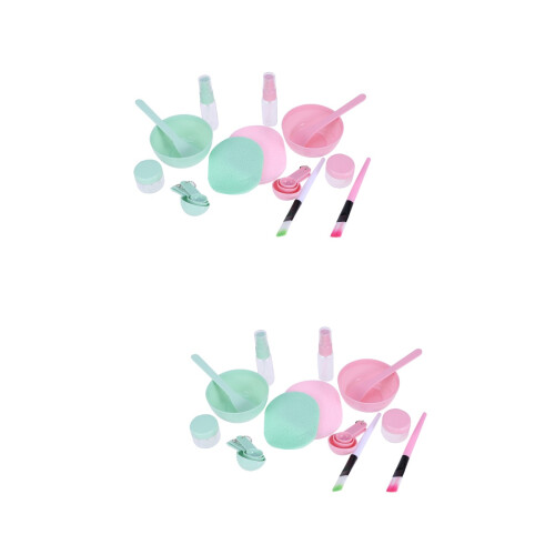 4Ensembles Accessoires Masque Visage Plastique Multi-Usage Pour Femmes