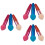 9Pcs Assorted Color Makeup Brush Set Sponge Cosmetic Tools for Women 7