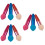 9Pcs Assorted Color Makeup Brush Set Sponge Cosmetic Tools for Women 8