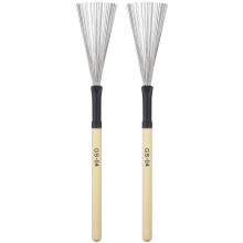 10Pièces Brosse Tambour Fil Acier Manche Bois Accessoire