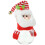 4Pcs Cartoon Pattern Candy Storage Jars Plastic Cloth Assorted Colors 3