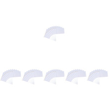 120Pièces Drapeaux Blancs Maniables Pour Courses Célébrations