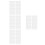 32Pcs Clear Plastic Shelf Separators for Wood and Wire Shelves 6