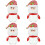 4Pcs Cartoon Pattern Candy Storage Jars Plastic Cloth Assorted Colors 6