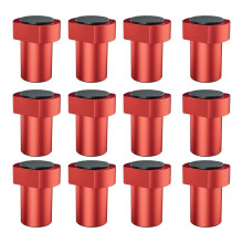 Pacote com 12 Grampos de Bancada de 3/4 de Polegada com Almofadas Antiderrapantes, Grampos de Bancada em Liga de Alumínio para Marcenaria e Projetos