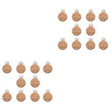 20Pièces Clips Bébé Bois Ronds Durables Sécurisés