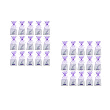 50Pièces Sachets Violet Organza Cordon Cadeaux Durable