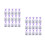 50Pièces Sachets Violet Organza Cordon Cadeaux Durable 1