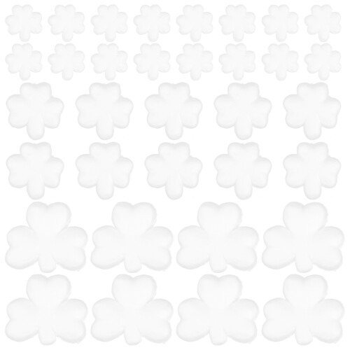 200Pcs Blank White Foam for DIY Crafts Party Decoration Models 2
