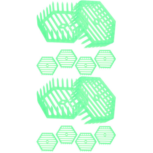 12Pcs Light Green Aviposition Partition Panels Beekeeping 2