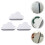 6Pcs Silicone Glass Squeegee White Window Wiper for Home Use Durable 8