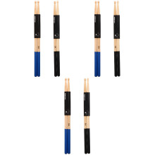 6Paires Baguettes De Batterie En Érable Antidérapantes Multicolores