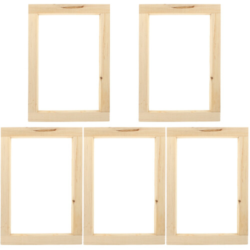 5St Robuust Zeefdruk Frame Chocolade Voor DIY Gebruik 1
