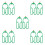 10Pcs ABS Refrigerant Can Tap Valve Bottle Opener Tool 4