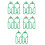 10Pcs ABS Refrigerant Can Tap Valve Bottle Opener Tool 9