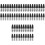 3Sets Compacte 3-Pin Xlr Pluggen Voor Microfoon En Geluidsapparaat 4