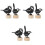 6Pcs Black Iron Memo Holders Table Card Clips for Photos Notes 3