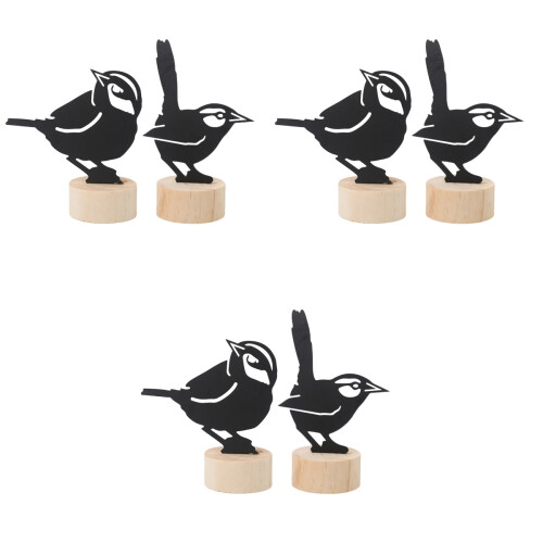 6Pcs Black Iron Memo Holders Table Card Clips for Photos Notes 2