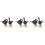 6Pcs Black Iron Memo Holders Table Card Clips for Photos Notes 4