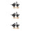 6Pcs Black Iron Memo Holders Table Card Clips for Photos Notes 7