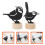 6Pcs Black Iron Memo Holders Table Card Clips for Photos Notes 9