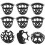 50Pcs Tpe Pool Table Drop Ball Basket Black Durable Billiard Storage 9