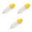 3Pcs White Condiment Dispensers Hanging Design for Kitchen 4
