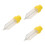 3Pcs White Condiment Dispensers Hanging Design for Kitchen 6