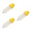 3Pcs White Condiment Dispensers Hanging Design for Kitchen 7