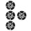 4Pcs Multi Plastic Hubcap Covers for Golf Cart and Car Wheels 10