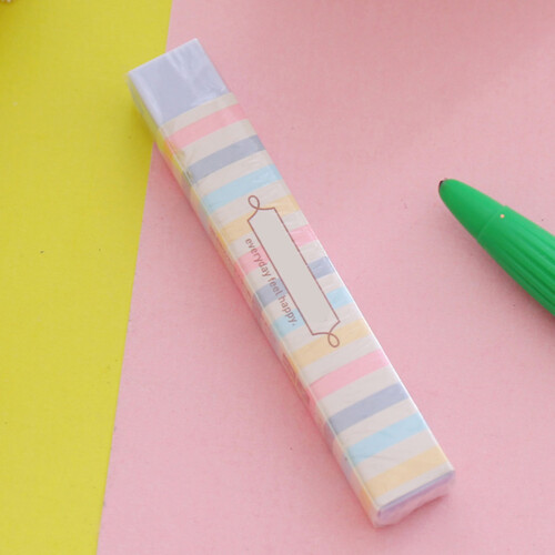 9Pcs Assorted Color Pencil Erasers Easy Erase for School Writing Use 2