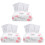 3Paquets Cotons Jetables Rouge Pour Et Nettoyage 2