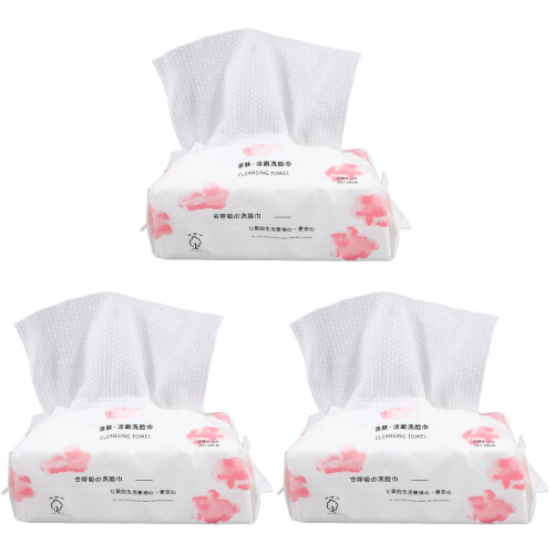 3Paquets Cotons Jetables Rouge Pour Et Nettoyage 1