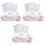 3Paquets Cotons Jetables Rouge Pour Et Nettoyage 3