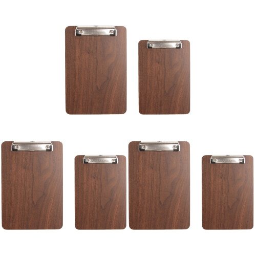 6Pcs Practical Wooden Menu Holder Clip for Kitchen and Home Use 2