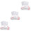 3Paquets Cotons Jetables Rouge Pour Et Nettoyage 5