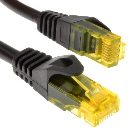kenable CAT6 Ethernet Network Cable GigaBit Copper Patch Lead Snagless RJ45 10m Black