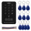 Anti-Copy Encrypted Standalone Access Controller 125Khz ID Access Control Keypad Digit Panel Card Reader for Door Lock 2