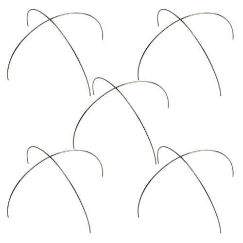 10Pièces Support Film Acier Argent 2