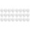 24Pcs Portable Fake Bird Eggs Smooth Solid Plastic Egg Props White 2